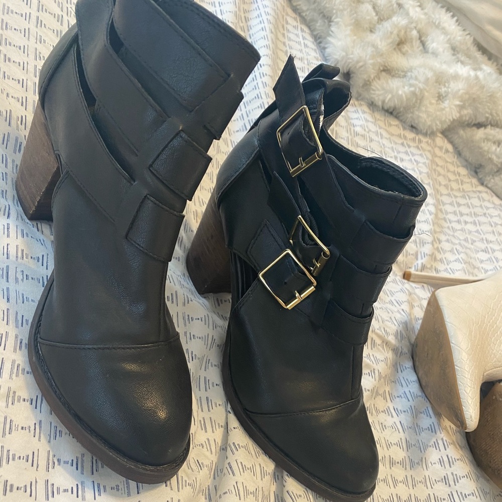 Black booties